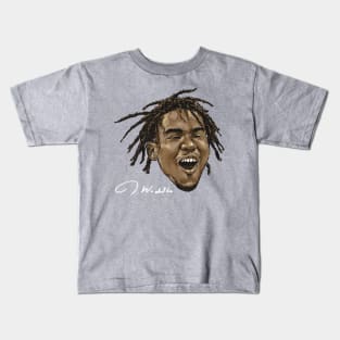 Jaylen Waddle Miami Portrait Kids T-Shirt